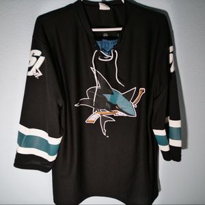 San jose sharks hockey jersey size mens large